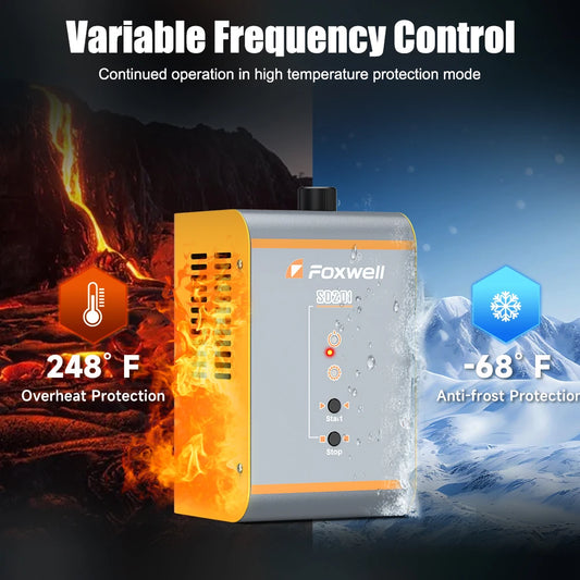 FOXWELL SD201 Automotive Smoke Leak Detector with Built-In Air Pump