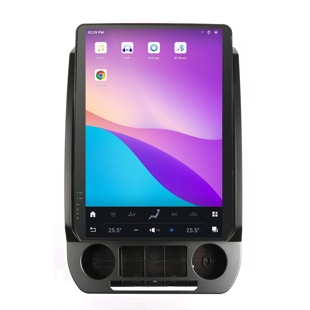 Touch Screen Android GPS Navigation Stereo with Wireless CarPlay &amp; Android Auto for Ford F-150 2015-2021
