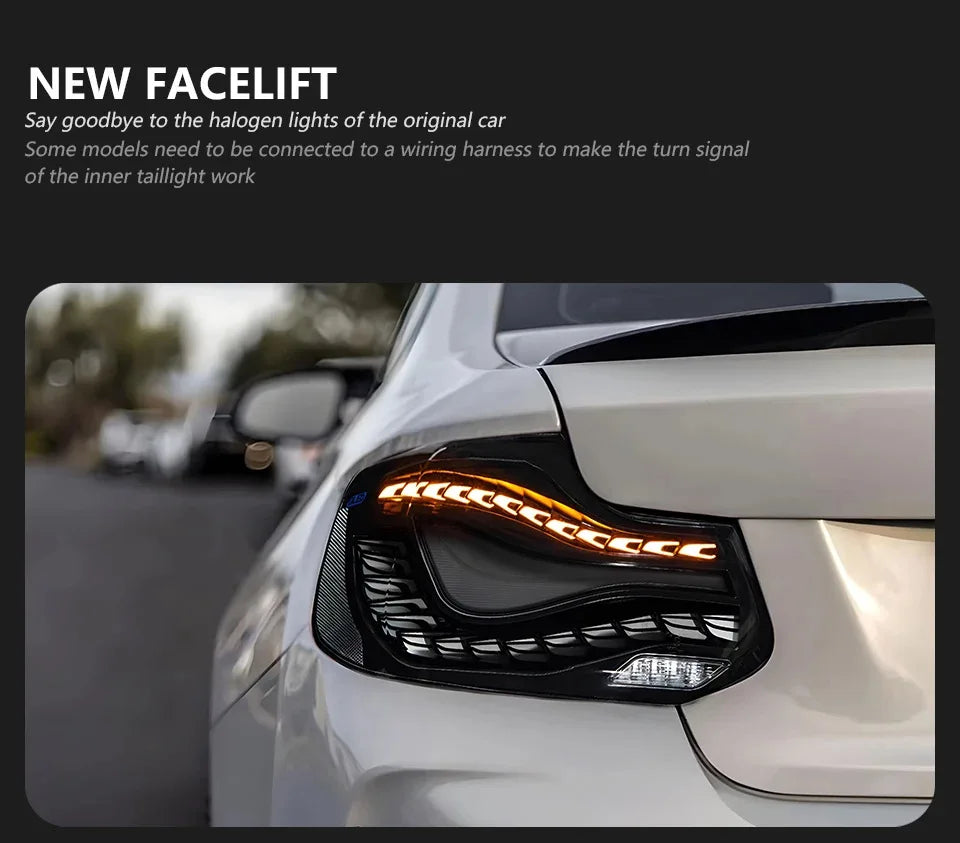 FOR BMW F22 LED Tail Lights F23 F44 F45 F46 Tail Lights 2 Series 220i 225i 228i M2 Dynamic signal Rear Car Accessories Lights