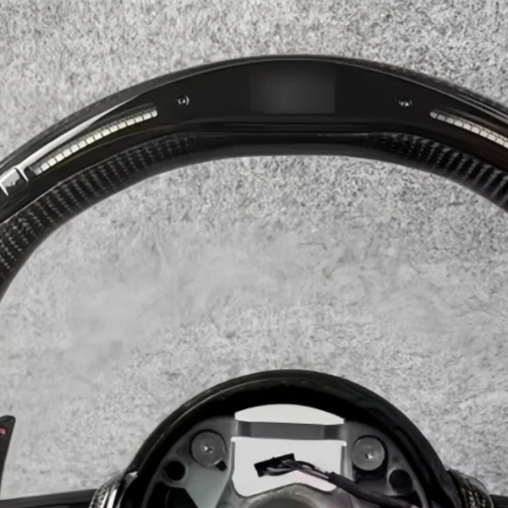 For BMW E92 E90 E70 E71 F10 F20 F30 F22 F45 F06 F12 F13 F02 M3 M5 F40 Hot Performance LED Leather Carbon Fiber Steering Wheel