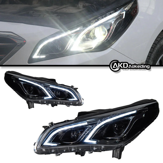 LED Headlight Assembly for Hyundai Sonata 9 2016-2017 – Integrated DRL &amp; Turn Signal Upgrade