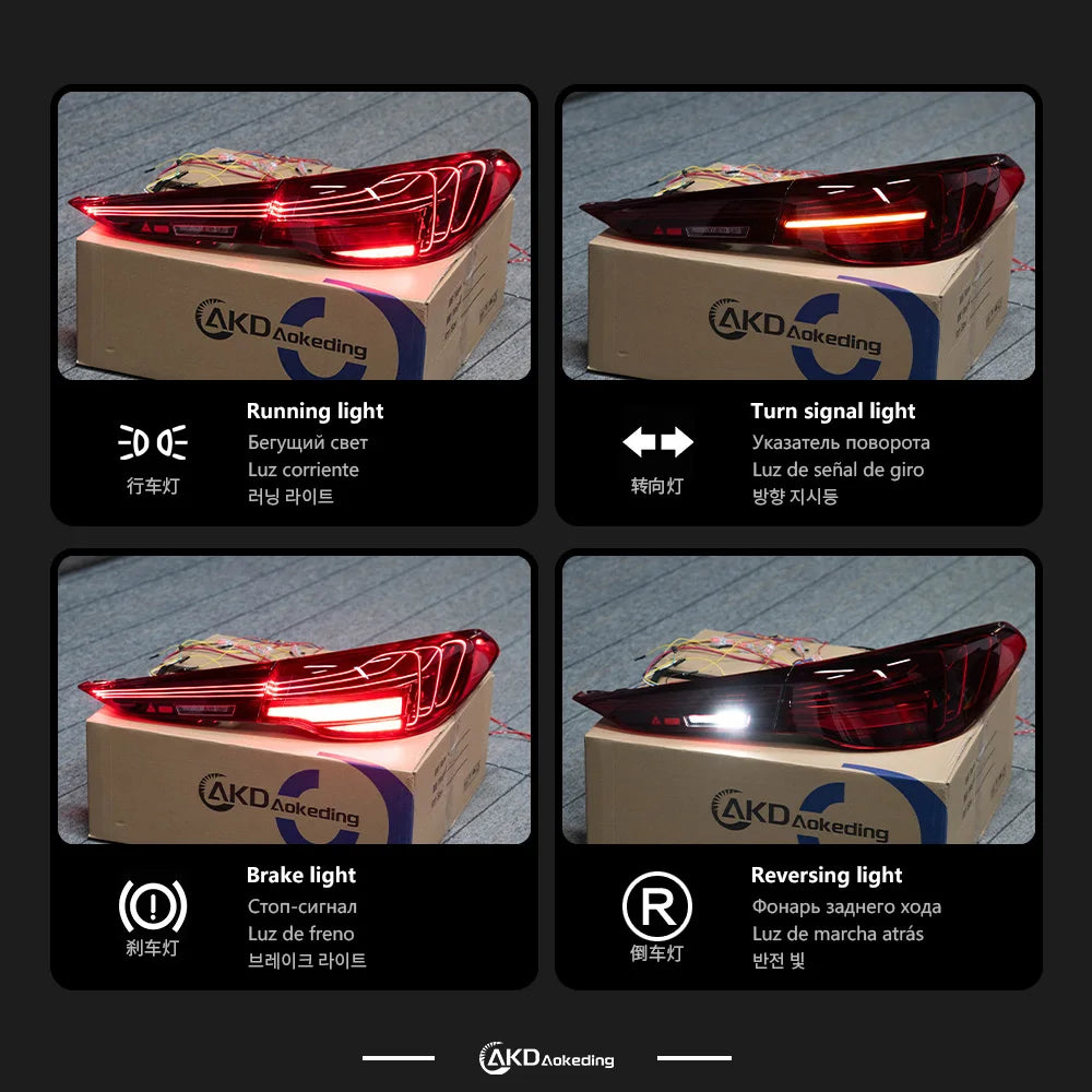 Car Lights for BMW G22 LED Tail Lamp 2021-2023 G23 Laser Tail Light G82 G26 425i 430i Rear Trunk Stop Brake Dynamic Signal Auto