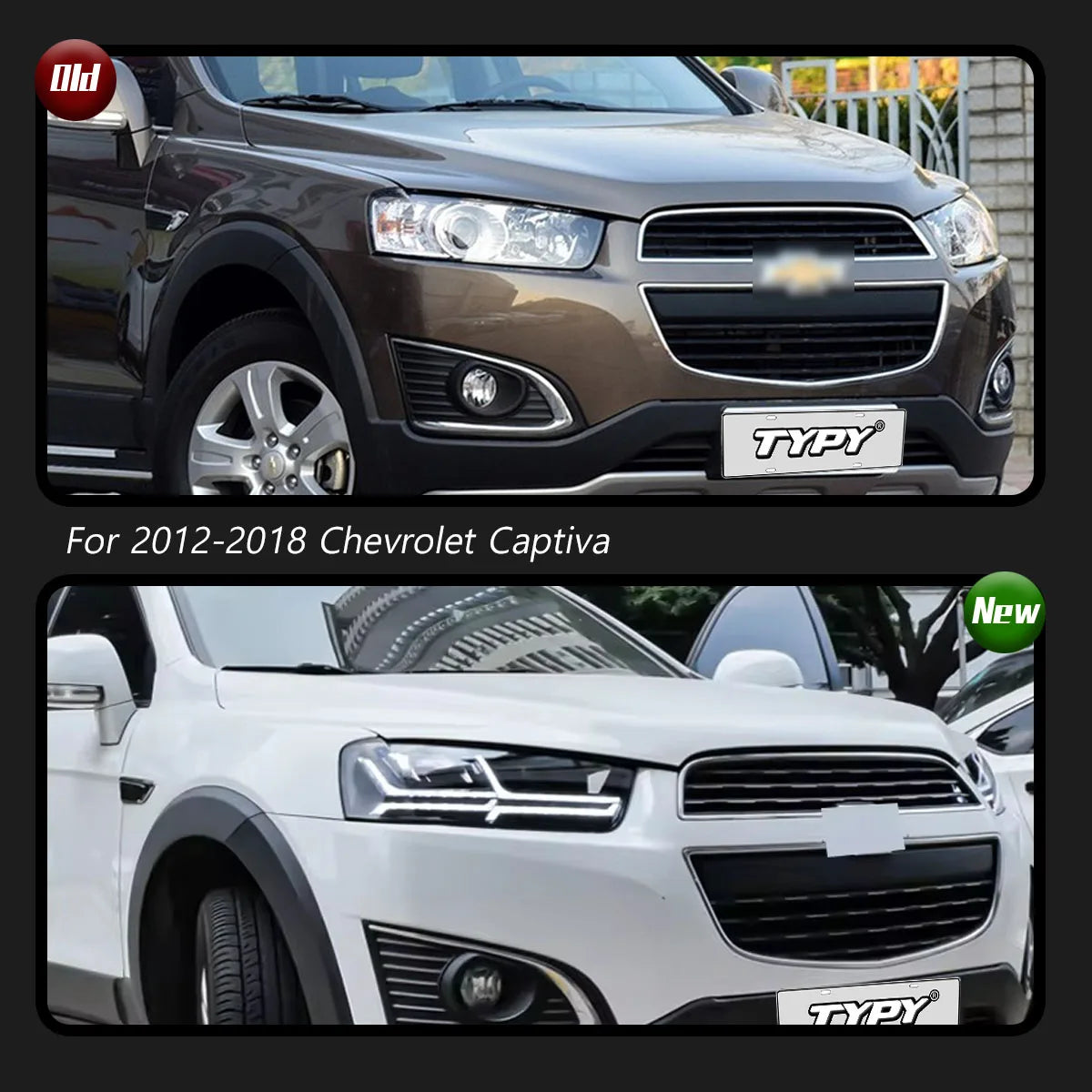 TYPY LED Headlights for Chevrolet Captiva (2012-2018) – Premium Front Light Upgrade