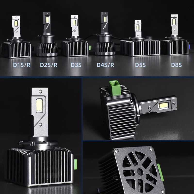 D1S D2S D3S D4S D5S D8S LED Headlight Bulbs – 110W High-Power Xenon Replacement Kit