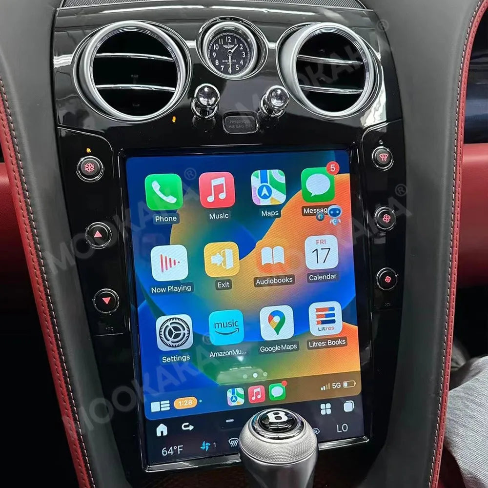 Qualcomm Android Multimedia System for Bentley Continental GT &amp; Flying Spur (2012–2019) | Wireless CarPlay, Android Auto, 4G/5G &amp; GPS Navigation