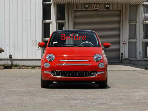 Abarth Style Front and Rear Bumper Body Kit for Fiat 500 (2011–2024) – Complete Conversion Kit with Grille &amp; Diffuser
