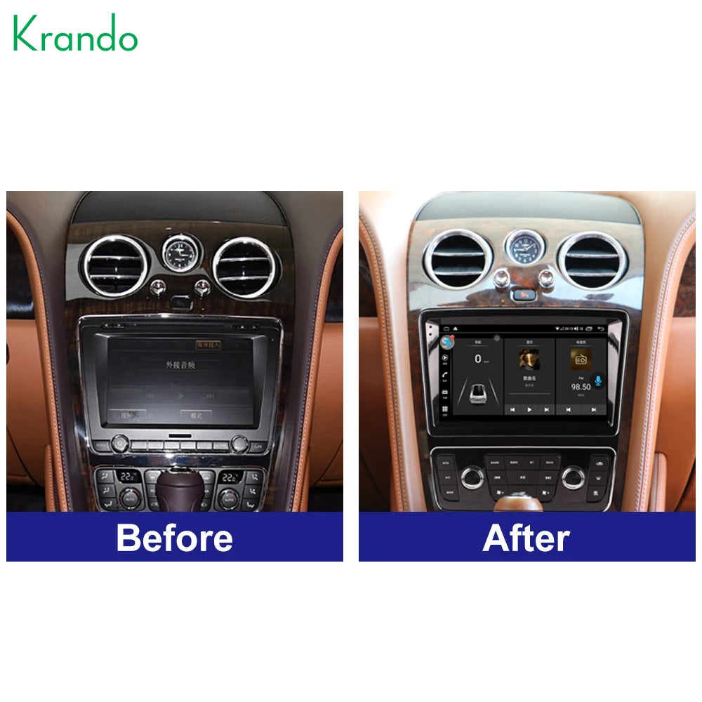 9" Android 13 Car Navigation System for Bentley Flying Spur &amp; Continental (2012–2019) | Wireless CarPlay, Android Auto &amp; 4G
