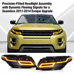 Range Rover Evoque headlight assembly with LED DRL – image 1