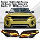 Range Rover Evoque headlight assembly with LED DRL – image 1