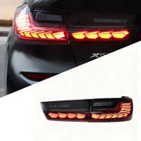 For BMW 3 Series 20-21 G20 G28  Dragon Scale LED Tail Lamp Assembly Modified Streaming Steering LED Taillight