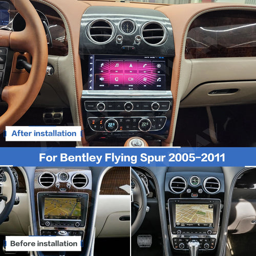 10.9" Android 12 Car Stereo for Bentley Continental GT &amp; Flying Spur (2005-2019) – Wireless CarPlay, Android Auto, GPS &amp; DSP