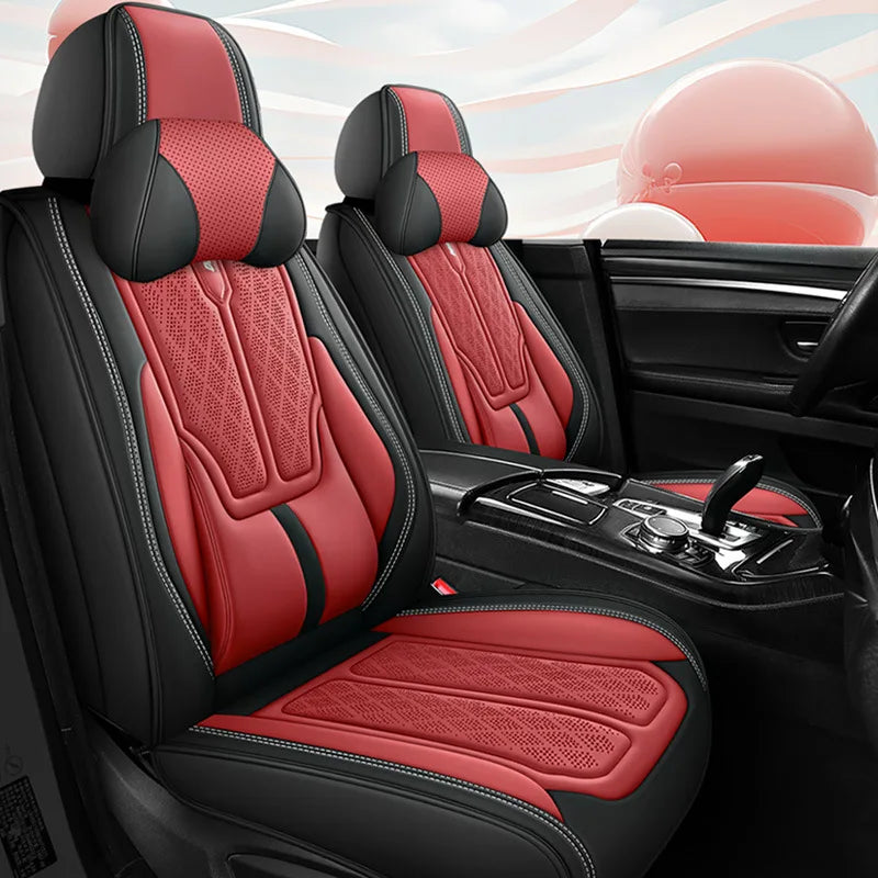 Full Set of Universal PVC Leather Car Seat Cover and Cushion Interior Car Accessory for Civic Model