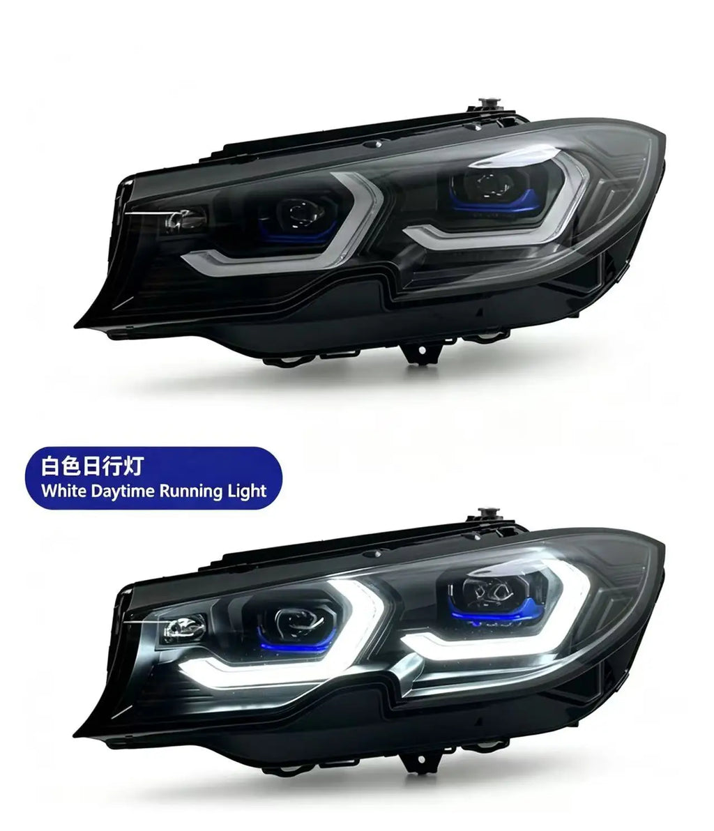 MJ Switchable Yellow to White LED Headlight for BMW G20 G28 320i 325i 330i G20 320li 325li Car Accessories Head Lamp LED