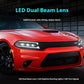 LED Projector Headlights for Dodge Charger 2015-2020 with Daytime Running Lights