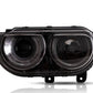 LED Projector Headlights for Dodge Challenger 2008-2014 – Front Lamp Assembly Upgrade. OE Number: 5028779AA
