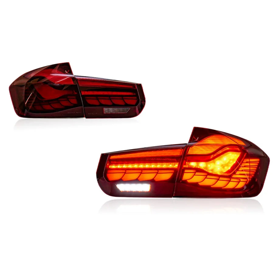 TYPY LED Tail Lights for BMW 3 Series F30 (2013–2018) | Red Lens Rear Light Assembly