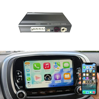 Wireless MMI Carplay Smart Box for Fiat 500X 2014-2017 GPS Navigation Android Auto Mirror Link Smart Box Plug and Play