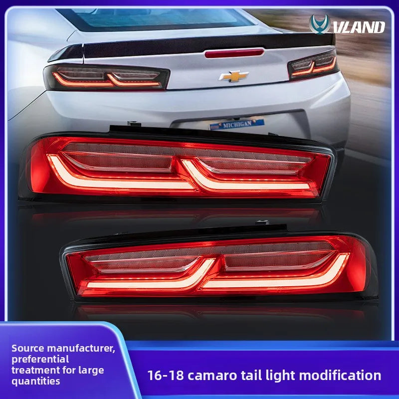 VLAND LED Tail Lights for Chevrolet Camaro (2015-2017) – Plug & Play Rear Light Upgrade