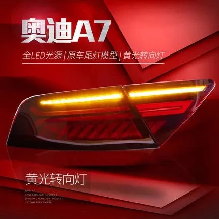 LED Tail Lights for Audi A7 (2011–2018) – Dynamic Rear Light Upgrade with DRL &amp; Sequential Indicators