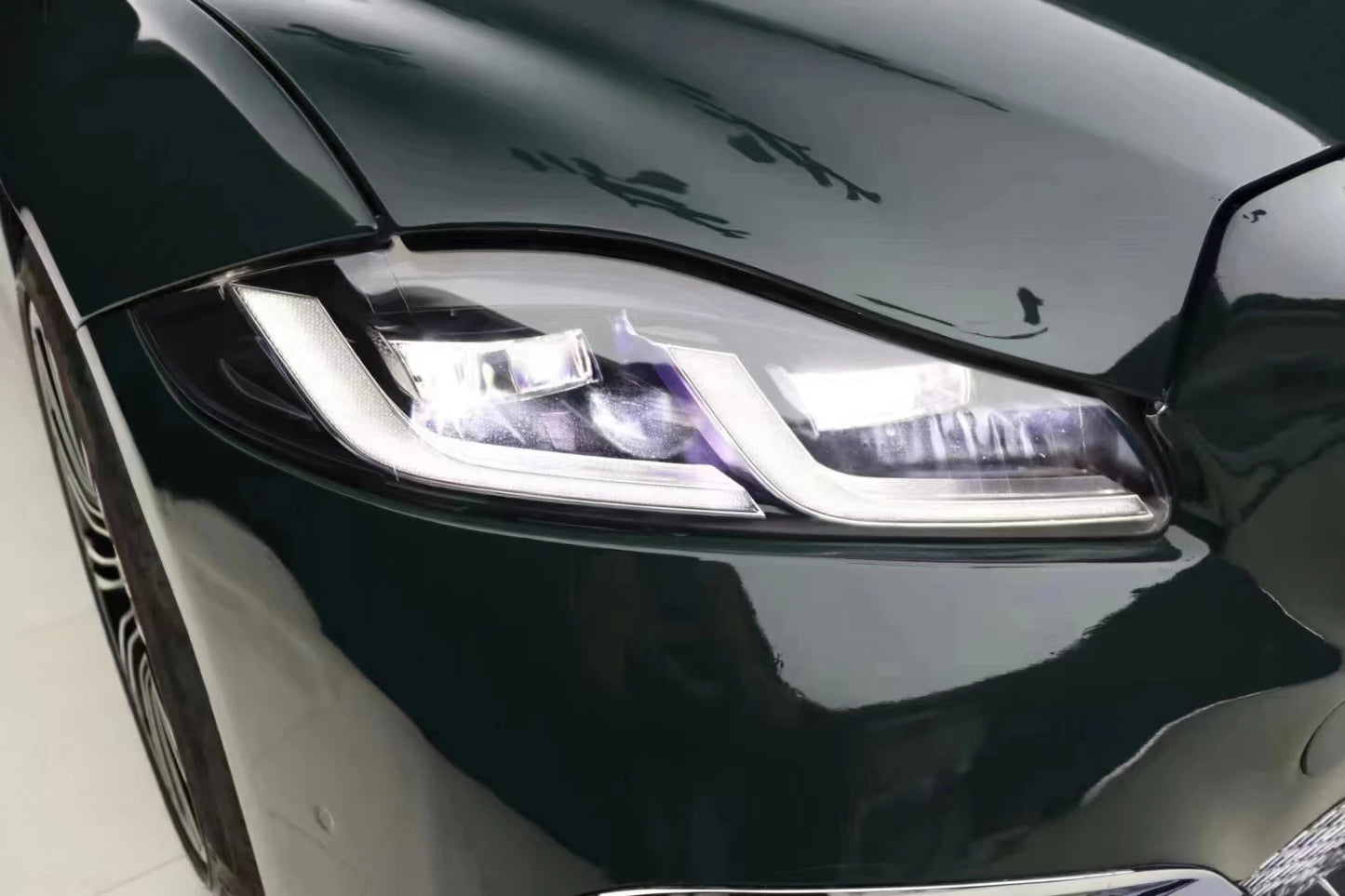 FOR 11-19 Jaguar XJ Models High Quality IP67 Blue Diamond Headlights upgrade new style