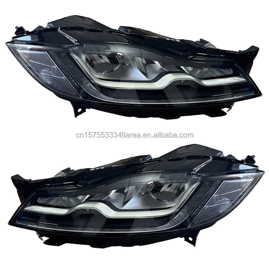 For XF & F-PACE LED Headlights 2016-2020 X260/X761 IP67 Waterproof Plug-and-Play 12V GX63-13W030-LF
