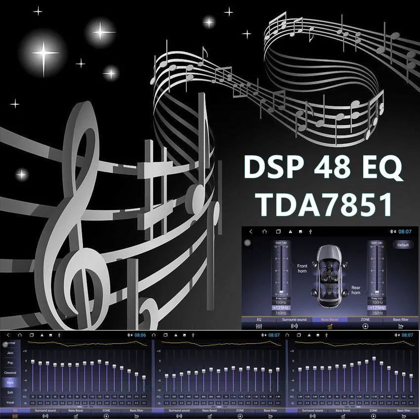 DSP Android for Citroen C4 2 B7 2013 -2016 Autoradio Stereo GPS Navigation Car Radio Multimedia Video Player Carplay