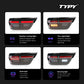 TYPY for JEEP Grand Cherokee Taillight Assemblies with LED Rear Lights Running Lights Turn Signals Plug and Play 2011-2013