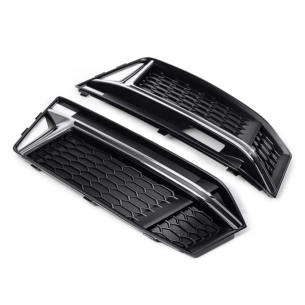 S4 Style Fog Light Grille for Audi A4 B9 (2017-2019)