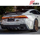 Diffuseur arrière en fibre de carbone 3K réel pour Audi RS6 / RS7 – Amélioration de l'aileron arrière de performance