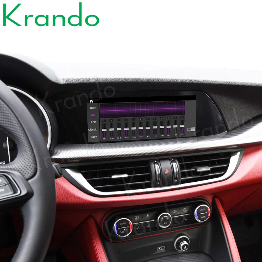 Krando 13.0" Android Navigation System for Alfa Romeo Stelvio (2017–2024) – Wireless CarPlay, Android Auto &amp; GPS Multimedia Display