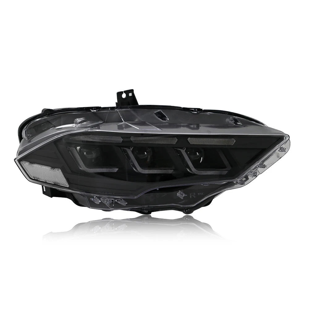 LED Headlights for Ford Mustang 2018-2022 – High-Performance Headlamp Upgrade