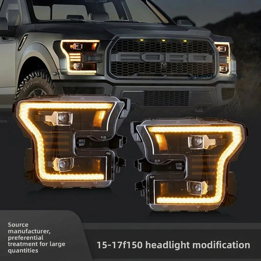 VLAND LED Headlights for Ford F-150 – Start-Up Animation, Dynamic DRL &amp; Sequential Turn Signals