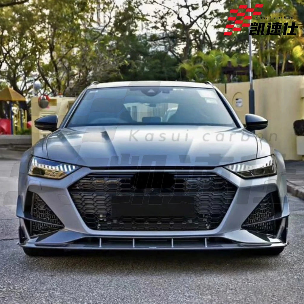 Real 3K Carbon Fiber Front Lip for Audi RS6 / RS7 – Performance Front Bumper Spoiler