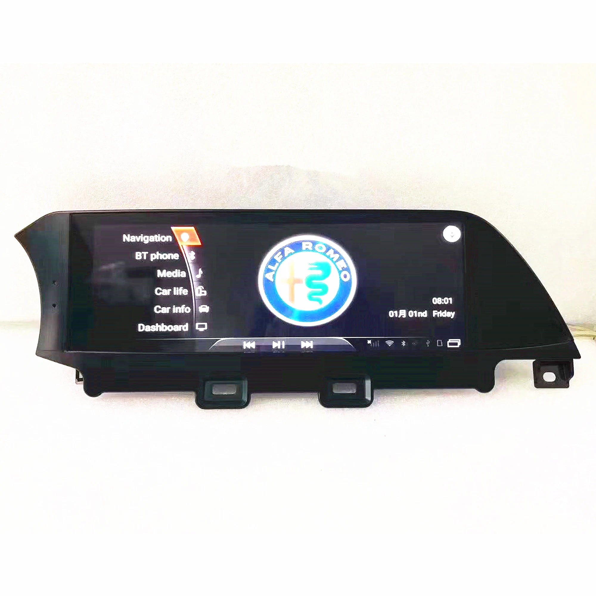 Android GPS Navigation Stereo for Alfa Romeo Stelvio &amp; MiTo – CarPlay, Android Auto, 3D Maps &amp; Reverse Camera Support