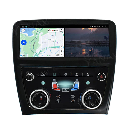 Android 12 Car Radio AC Panel Multimedia Video Player Auto Stereo Carplay GPS Navigation for Jaguar XJL XJ 351 2009-2016