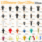 1240PCS Universal Car Push Pin Rivet Fastener Kit – Automotive Plastic Trim Clips with Storage Box