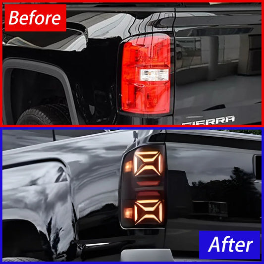 LED Tail Lights for GMC Sierra 2014-2018 – Plug & Play Rear Light Upgrade