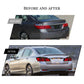 HCMOTIONZ LED-Rücklichter für Honda Accord 9. Generation 2013-2015 – Rauchglas-Rücklampenbaugruppe mit Tagfahrlicht