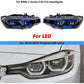 G20 Style LED Headlights for BMW 3 Series F30, F31 & F35 LCI (2015–2019)