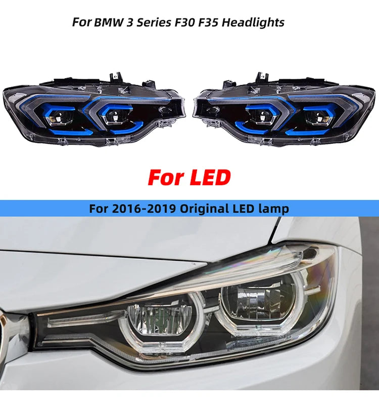 YU GUANG for BMW 3 Series F30 F31 LCI F35 LED Headlight Front Lights 2015 bmw 320i F30 Headlight Upgrade G20 Style LED Head Lamp