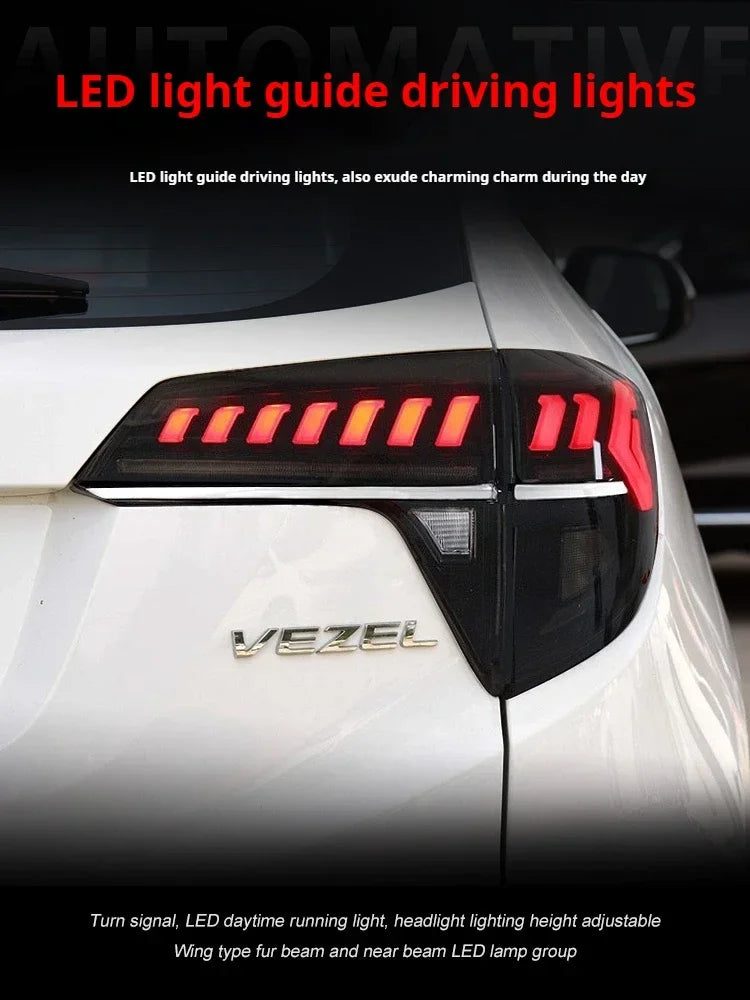 VLAND LED Tail Lights for Honda HR-V / Vezel 2014-2022 – Dynamic Turn Signals & Premium Rear Lamp Upgrade
