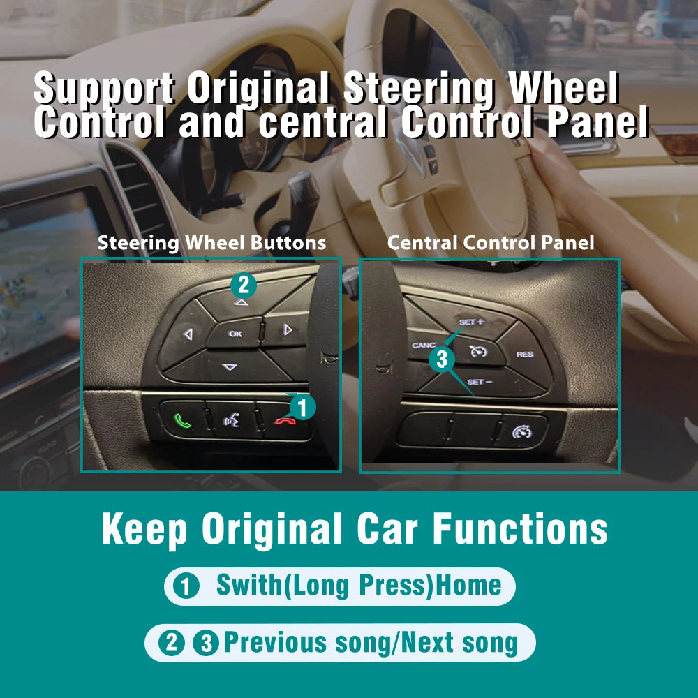 Wireless MMI Carplay Smart Box for Fiat 500X 2014-2017 GPS Navigation Android Auto Mirror Link Smart Box Plug and Play
