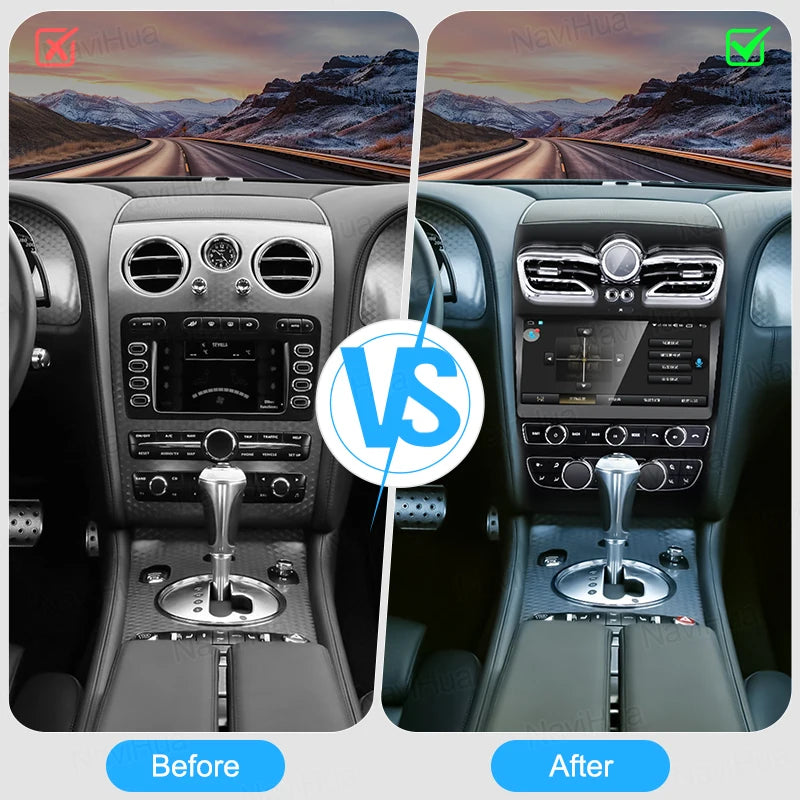 10.9" Android Multimedia Car Radio for Bentley | Wireless CarPlay, Android Auto &amp; GPS Navigation