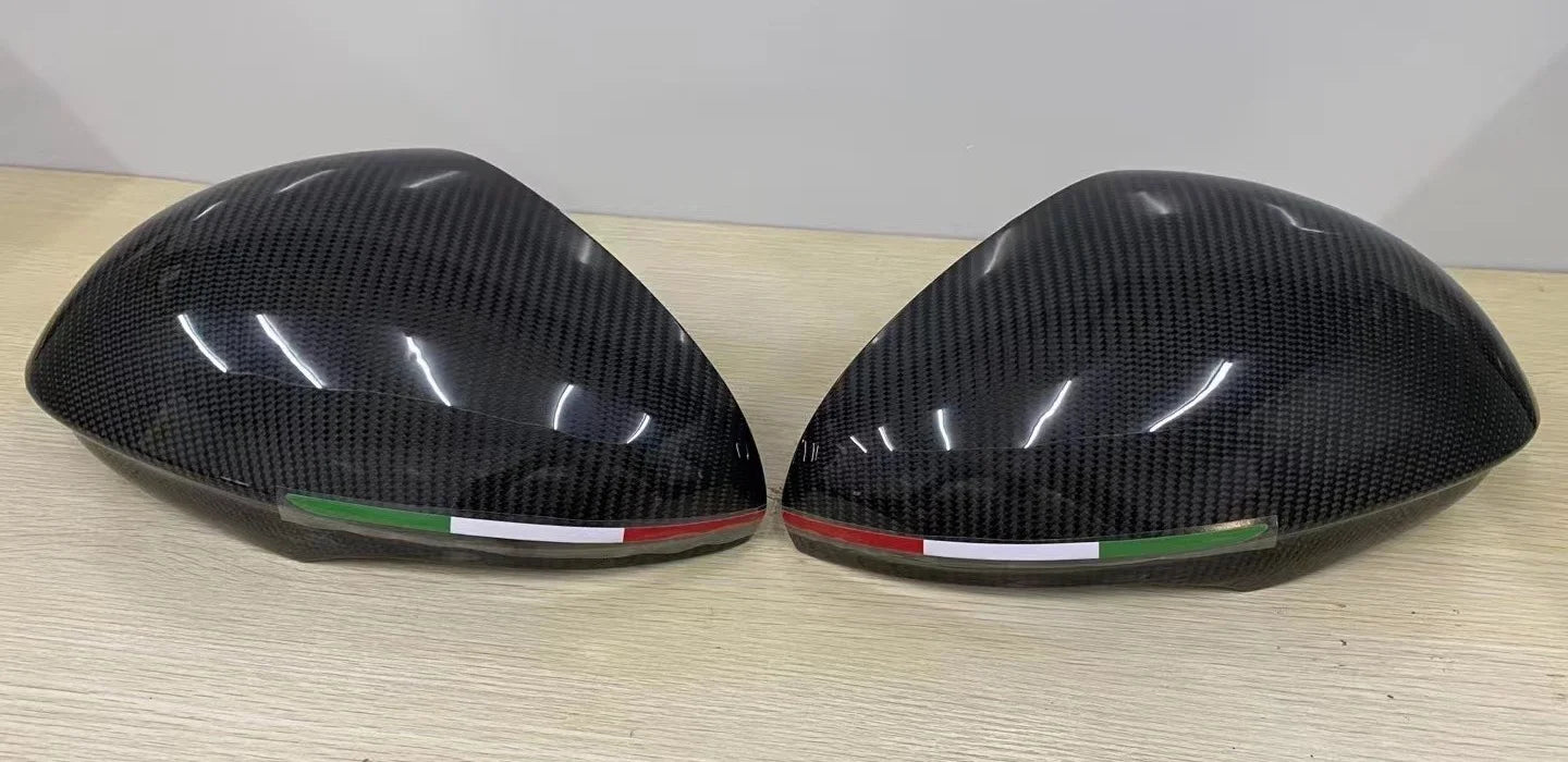 Real Carbon Fiber Side Mirror Covers for Alfa Romeo Giulietta
