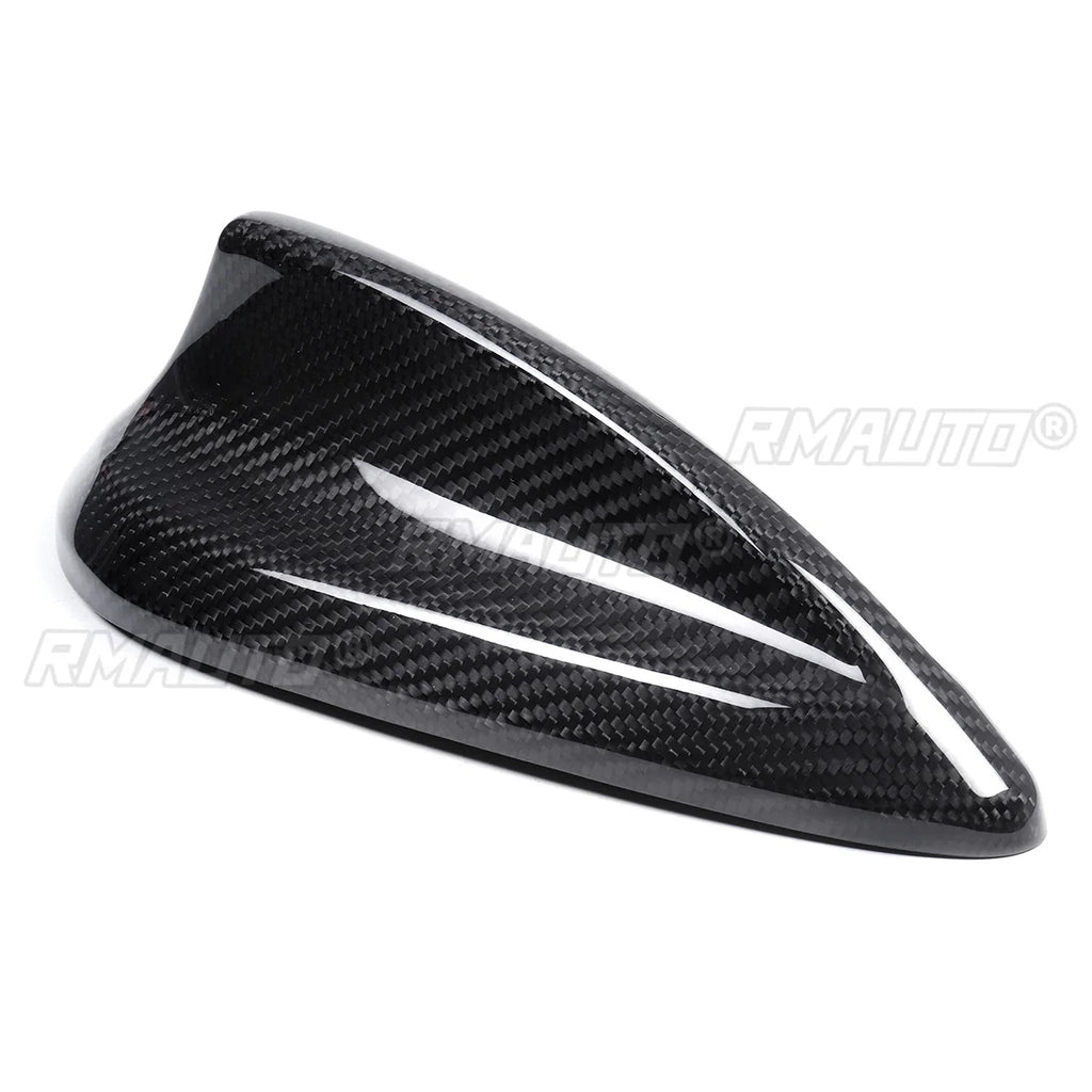 Real Carbon Fiber Shark Fin Antenna Cover for BMW F Series Models (2011–2016)