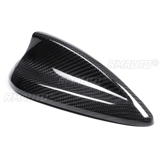 Real Carbon Fiber Shark Fin Antenna Cover for BMW F Series Models (2011–2016)