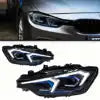 New Samortt LED Headlight Assembly 13-18 for F30/F35 Daytime Running Lights Double-hook Turn Signals 12V 6000K 6000Lm