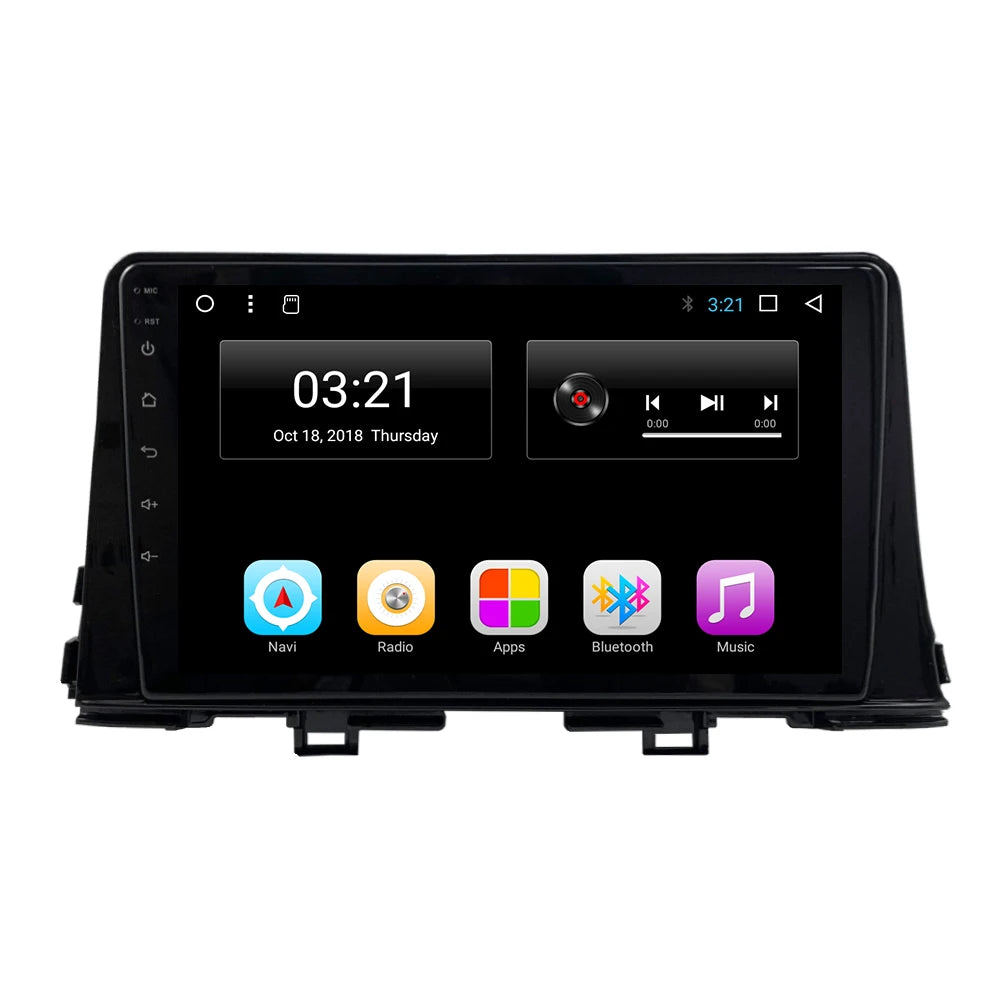 Android GPS BT 9inch Touch Screen 1din Car Radio Car Audio for KIA Picanto Car Audio