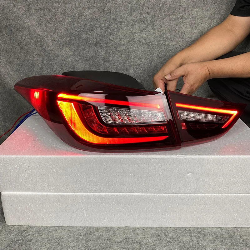 J ONE LED Tail Lights for Hyundai Elantra 2012-2018 – Modern Rear Light Upgrade
