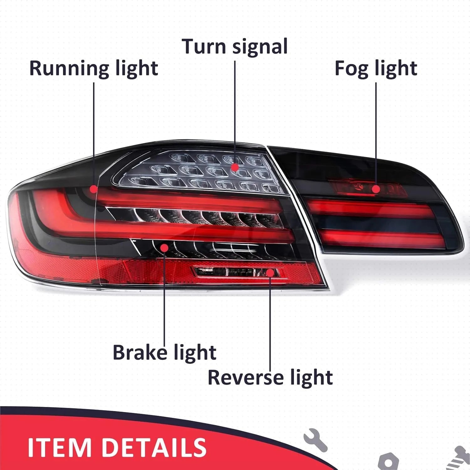 LED Tail Lights for BMW E92 Coupe (2006–2012) | Dynamic Sequential Turn Signals